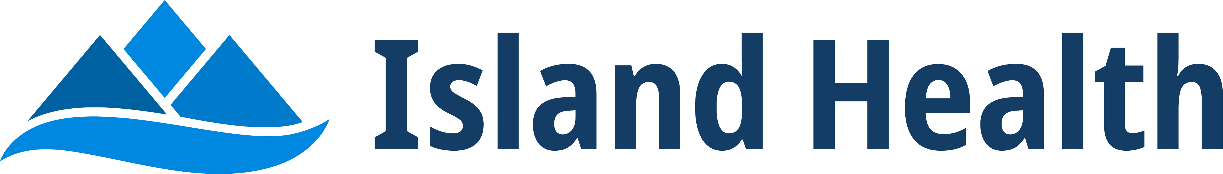 Full-colour horizontal Island Health logo